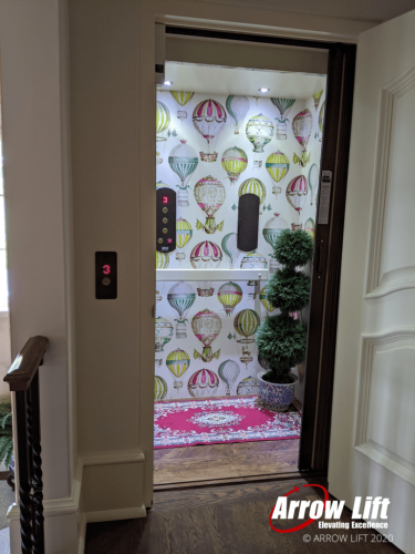 Home Elevator with custom interior - Arrow Lift 2020