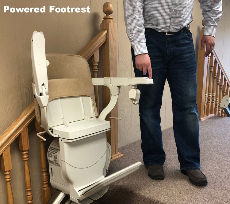 Stair Lift - Powered Footrest