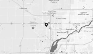 Map showing Arrow Lift's Appleton showroom location.