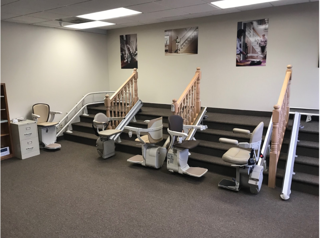 Bloomington Arrow Lift stair lift showroom