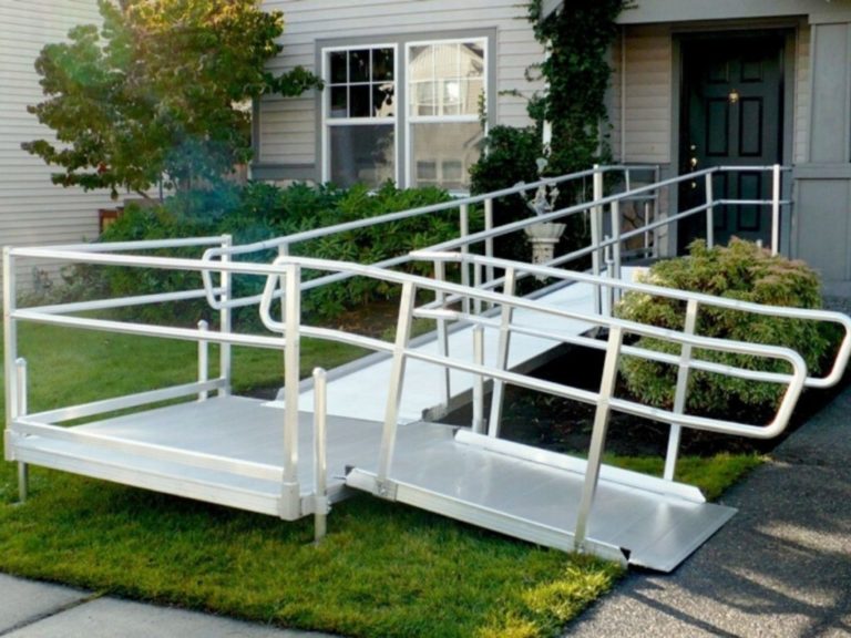 Example of bulking wheelchair ramp