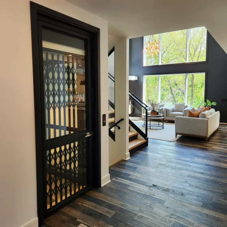 Glass home elevator